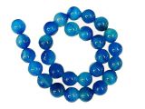 Achat Perlen blau 10mm
