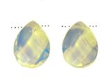 Beads Sea Opal Glass Teardrops