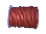 Spool Leathercord 3mm Red Dyed