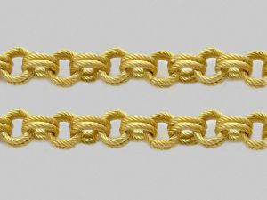 Anchorchain Cord Design Goldplated Brass
