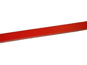 Lederband flach rot 10mm