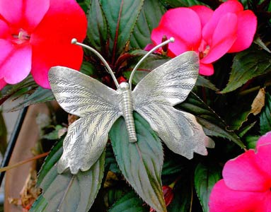 handmade butterfly silver 950