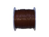 10m leathercord brown 0,5mm