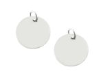 Pendant Round Stainless Steel 28mm