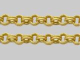 Anchorchain Cord Design Goldplated Brass