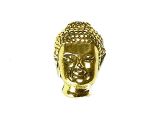 Buddha Kopf Pewter vergoldet