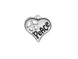 Charm Heart with Peace