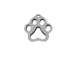 Charm Paw Print Stainless Steel