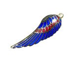 Angel Wing Cloisonne Goldplated