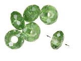 Bighole Beads Crystal Green