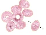 Bighole Beads Crystal Pink