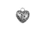 Heart Pendant Silver 37mm