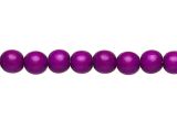 Wood Beads Purple 8mm round