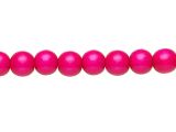 Wood Beads Pink 12mm Round