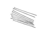 Headpins 0.6mm Stainless Steel 35mm