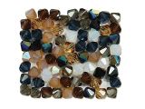 Czech Crystal Beads Pebblestone 4mm