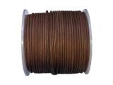 Spool 50m Leathercord 2mm Dyed Brown
