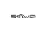 Leathercord Clasp Silverplated Brass 3.5mm