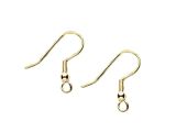 Earwire surgical steel goldplated 10 pcs