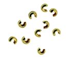 crimp covers goldplated 5mm