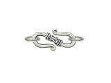 S-Hook Clasp Bali Pewter Silverplated