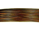 Jewelry wire 0,38mm brown