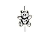 Teddy Bead Silverplated Pewter