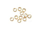 Jumprings 5mm Gold Plated Stainless Steel 25 Pcs