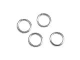 Jumprings Closed Wire 1.4mm 925 Silver 9mm 5pcs
