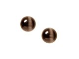 Cats Eye Cabochon brown 12mm round