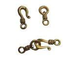 Hook Clasp With Loop Sumatra Gold Plated Pewter