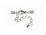 Lobster Claw Clasp Stainless Steel With 3mm Endcaps