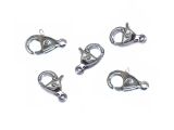 Lobster Claw Clasps Stainless Steel  10mm - 5 pcs.