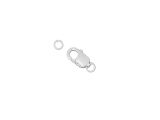 Lobster Claw Clasp 8mm Silver 925 with Jumprings
