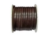 Leathercord Flat Antique Brown 5mm
