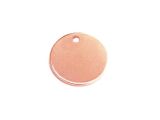 Logo Charms 15mm Rose Goldplated Stainless-Steel 1mm Thick