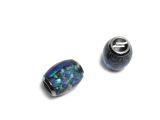 Magnetic Clasp Stainless Steel with Paua Shell 6mm