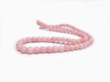 Malaysia Jade Beads Strand Coral-Pink 6mm Round