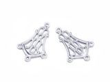 Earring Charms Art DecoSurgical Steel 20 PCS