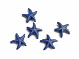 Beads Starfish Magnesite 14mm Lapis-Blue-5-PCS