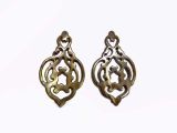 Mother Of Pearl Charm Ornament Taupe 1 Pair
