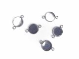 Link Cabochon Setting 12mm Stainless Steel 5 PCS