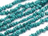 Turquoise Chips Blue Strand 80cm
