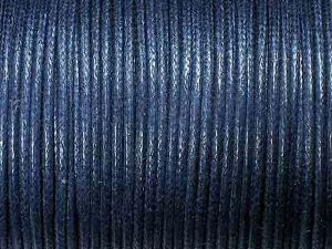 Baumwoll Schmuckband 1mm blau standard