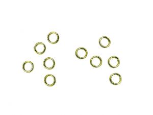 Jumprings 5mm Open Wire 0.8mm Goldplated