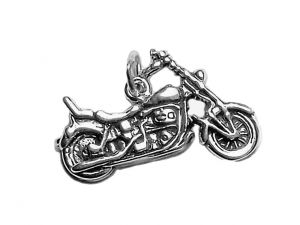 Charm Motorrad Silber 925