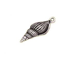 Sea Shell Charm Silver Plated