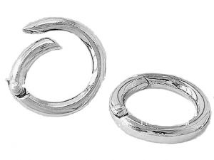 Charmholder Ring Link Silverplated 37mm