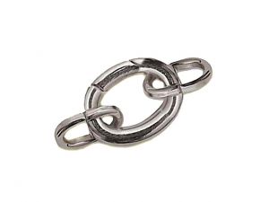 Spring Ring Clasp Silver Plated