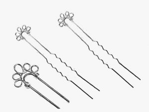 Hair Pins With 5 Holes
